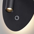 7182/9WL HIGHTECH ODL26 Настенный светильник  черный/металл IP20 LED 9W 580Лм 2700K/3300K/4000K 120° 220-240V ROY