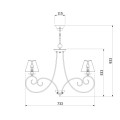 Подвесная люстра Bogates 280/8