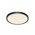 7662/24L MITRA LED SN 090 Светильник пластик/белый/черный LED 24Вт 3000/4000K D300 IP40 OMEGA BLACK