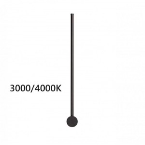 4335/12WLP HIGHTECH ODL22 299 чёрный Настенный светильник IP20 LED 12W 525Лм3000K/4000K (перекл. ч/з тумблер на драйвере) FILLINI