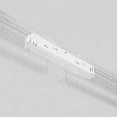 Прямой коннектор белый Elektrostandard 95135/00_система Слим a072618