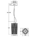 Подвесной светодиодный светильник Maytoni Coil MOD124PL-L3CH3K