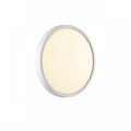 7659/18L MITRA LED SN 089 Светильник пластик/белый LED 18Вт 3000/4000K D230 IP40 ALFA WHITE
