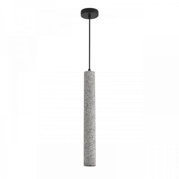 8357/1B SUSPENTIONI черный/серый, металл/цемент Подвес GU10 LED 5W 220V SHAMAREL