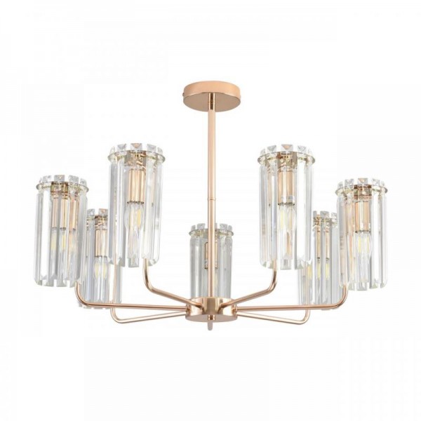 8347/7 CLASSI золото/прозрачный, металл/хрусталь Люстра потолочная E14 7*40W 220V FAVLA