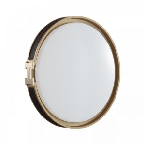 7667/DL COLOR SN 132 Светильник пластик/белый/черный/золотой LED 48Вт 4000К D405 IP43 FAVEMO BLACK