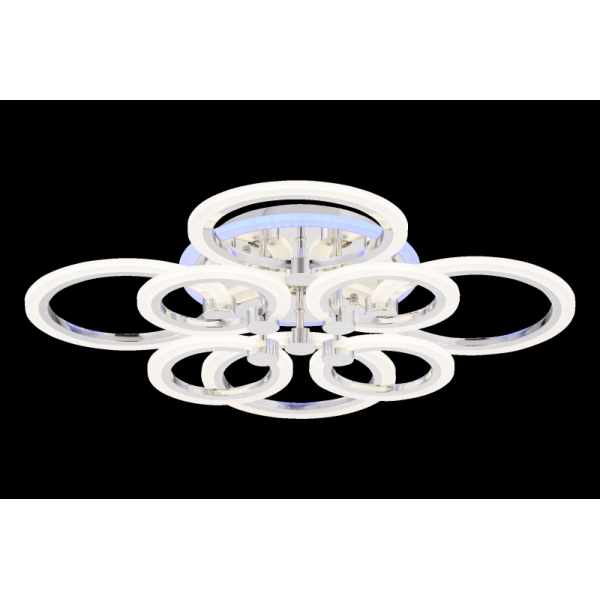 3009/4+4 CR+RGB (1) Люстра M (RL)