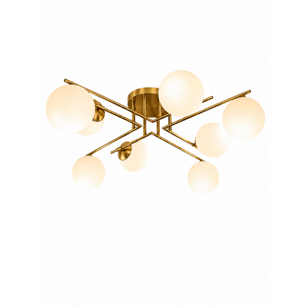 INL-4322/8 Brass ЛЮСТРА ПОТОЛОЧНАЯ