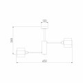 Потолочная люстра Eurosvet Arcada 70127/6 черный/дымчатый