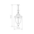 Уличный подвесной светильник Elektrostandard Atlas a028009