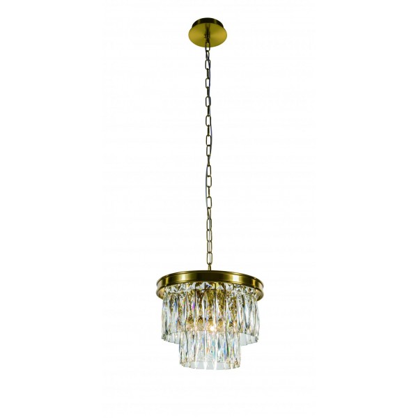 2718P/3A PLATING BRASS+CLEAR (1) Люстра NW