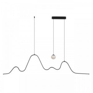 7181/37L HIGHTECH ODL26 Подвесной светильник  черный/алебастр/металл IP20 LED 37W 2600Лм 3000K 120° 220-240V MOONLIGHT