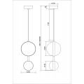 Подвесной светодиодный светильник Favourite Asterismo 4448-2P