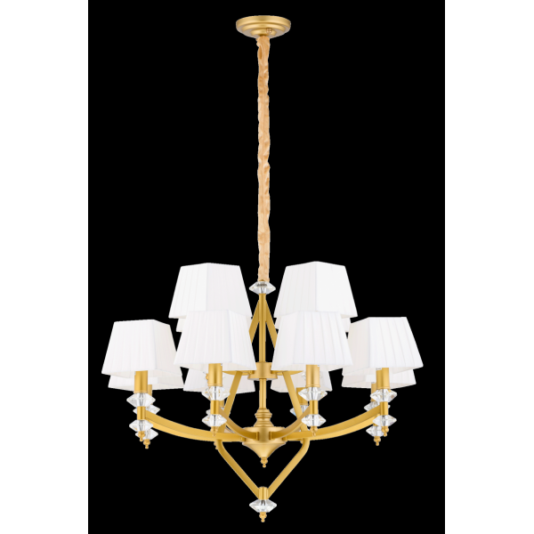 5282A/8+4A BRS CP (1) Люстра NW