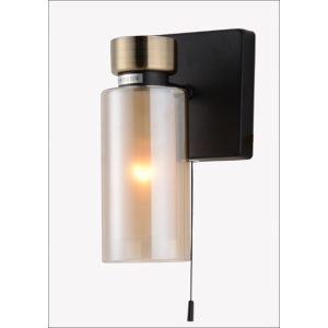 74338/1W BLACK+BRONZE (1/5) Настенный светильник (RL)
