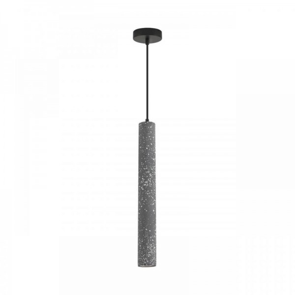 8354/1B SUSPENTIONI черный, металл/цемент Подвес GU10 LED 5W 220V SHAMAREL