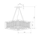 Подвесная люстра Bogates Cella 377/9 Strotskis