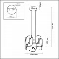 Подвесная светодиодная люстра Odeon Light L-Vision Chiara 6638/45L