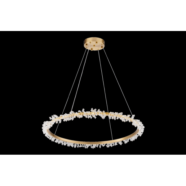 555P-800 BRONZE+CL (1) Люстра (NW)