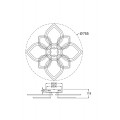 Потолочный светодиодный светильник Freya Fiore FR6015CL-L84W