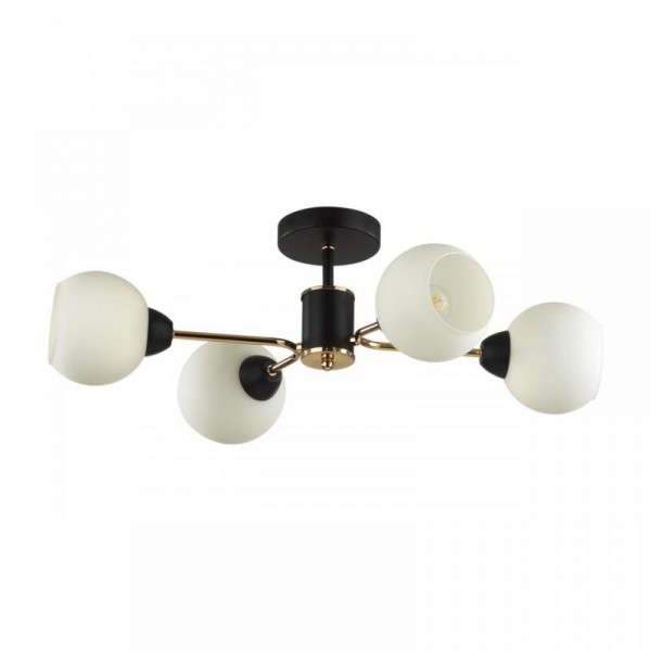 5646/4C COMFI LN23  чёрный, золотой Люстра потолочная E27 4*60W 220V KODI