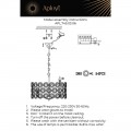 Подвесная люстра Aployt Wiola APL.745.03.06