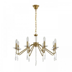 8319/8 CLASSI шампань/прозрачный, металл/хрусталь Люстра E14 8*40W 220V SEVERINA 8319/8 CLASSI шампань/прозрачный, металл/хрусталь Люстра E14 8*40W 220V SEVERINA