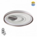 7787/85L PIKO LED SN 078 Светильник металл/белый/бронза LED 85Вт 3000-6500K D495 IP20 пульт ДУ GEMINI