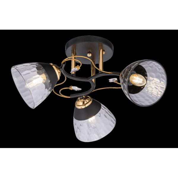 06535/3 BLACK+GOLD (4) Люстра (RL)