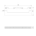 Трековый светодиодный светильник Elektrostandard Slim Magnetic 85209/01 a067371