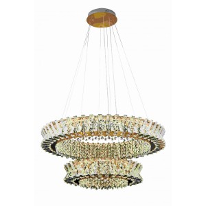 107PLSK/D800+500BG BRASS (1) Люстра NW #