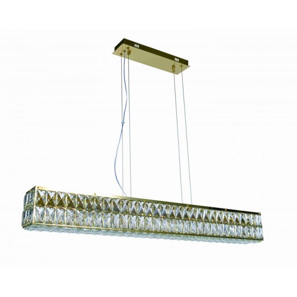 2787E/40W GOLD+CLEAR (1) Люстра NW