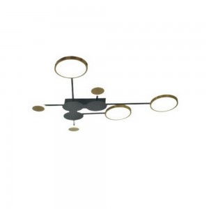 Потолочный светильник Mirastyle SX-20547-70 BK+SGD