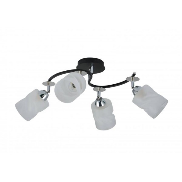 74403/4 BLACK+CHROME (2) Люстра (RL)