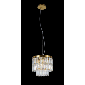 2752P/3A PLATING BRASS+CLEAR (1) Люстра NW