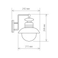 Уличный настенный cветильник Elektrostandard Talli D GL 3002D черный a038480