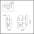 Настенный светильник Lumion Moderni Micaela 5270/2W