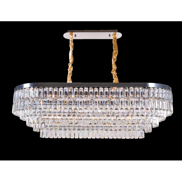 2752R/19A CHROME+CLEAR (1) Люстра (в 2-х коробках) NW