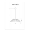 Подвесной светодиодный светильник Divinare Cervantes 1868/06 SP-25