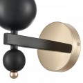 8106/1W MODERNI LN26 черный/золото, металл Бра E14 1*40W 220V NANA