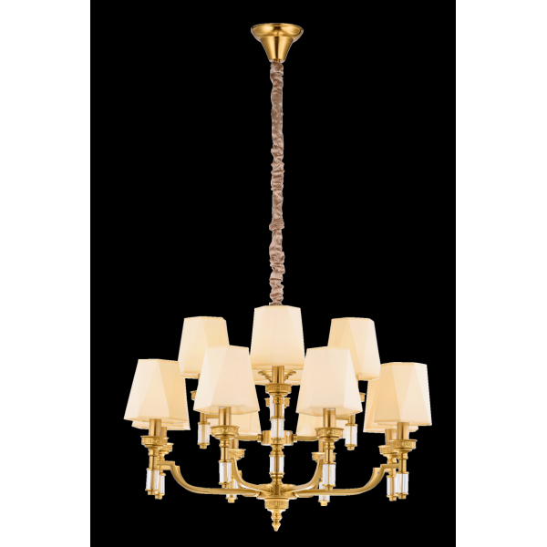 8679/8+4LT BRASS (1) Люстра NW