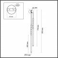 Бра Odeon Light Hightech Monella 6640/16WL