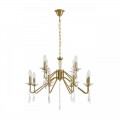 8319/12 CLASSI шампань/прозрачный, металл/хрусталь Люстра E14 12*40W 220V SEVERINA