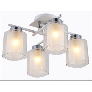 74402/4 CHROME+WHITE (2) Люстра (RL) 74402/4 CHROME+WHITE (2) Люстра (RL)