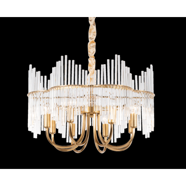 5451P/8 PT BRS (1) Люстра (NW)