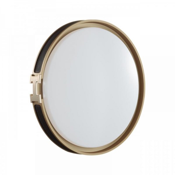 7667/DL COLOR SN 132 Светильник пластик/белый/черный/золотой LED 48Вт 4000К D405 IP43 FAVEMO BLACK