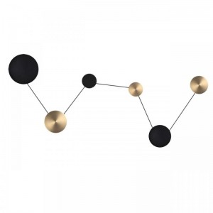 7115/36WL HIGHTECH ODL26 Настенный светильник  черный/бронза/металл IP20 LED 36W 1620Лм 3000K 220-240V GALAXY (ВМЕСТО 4211/51WL)