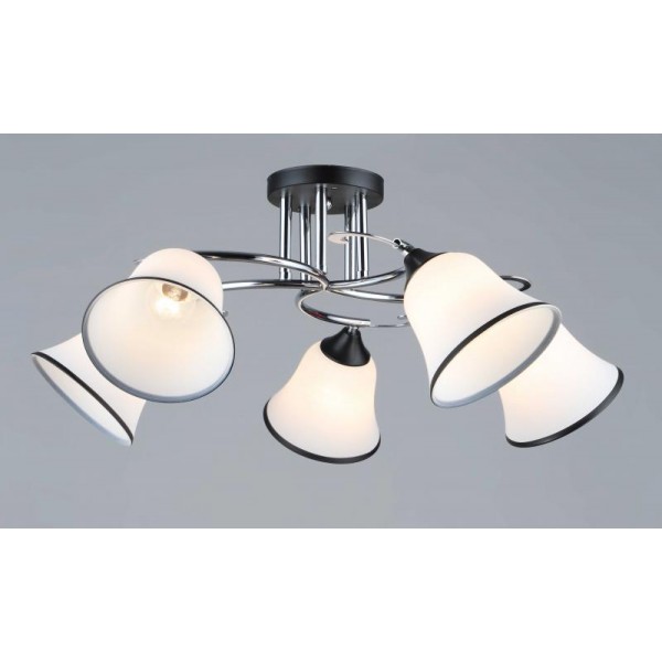 3918/5 CH+BK (2) Люстра (RL)