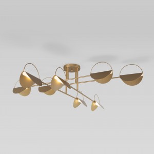 Потолочный светильник в стиле лофт Smart 70148/8 золото Smart
