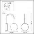 Бра Odeon Light L-Vision Jemstone 5085/5WL